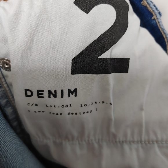 CURRENT/ELLIOTT Stiletto 2 year destroy jeans 27 - Picture 8 of 13